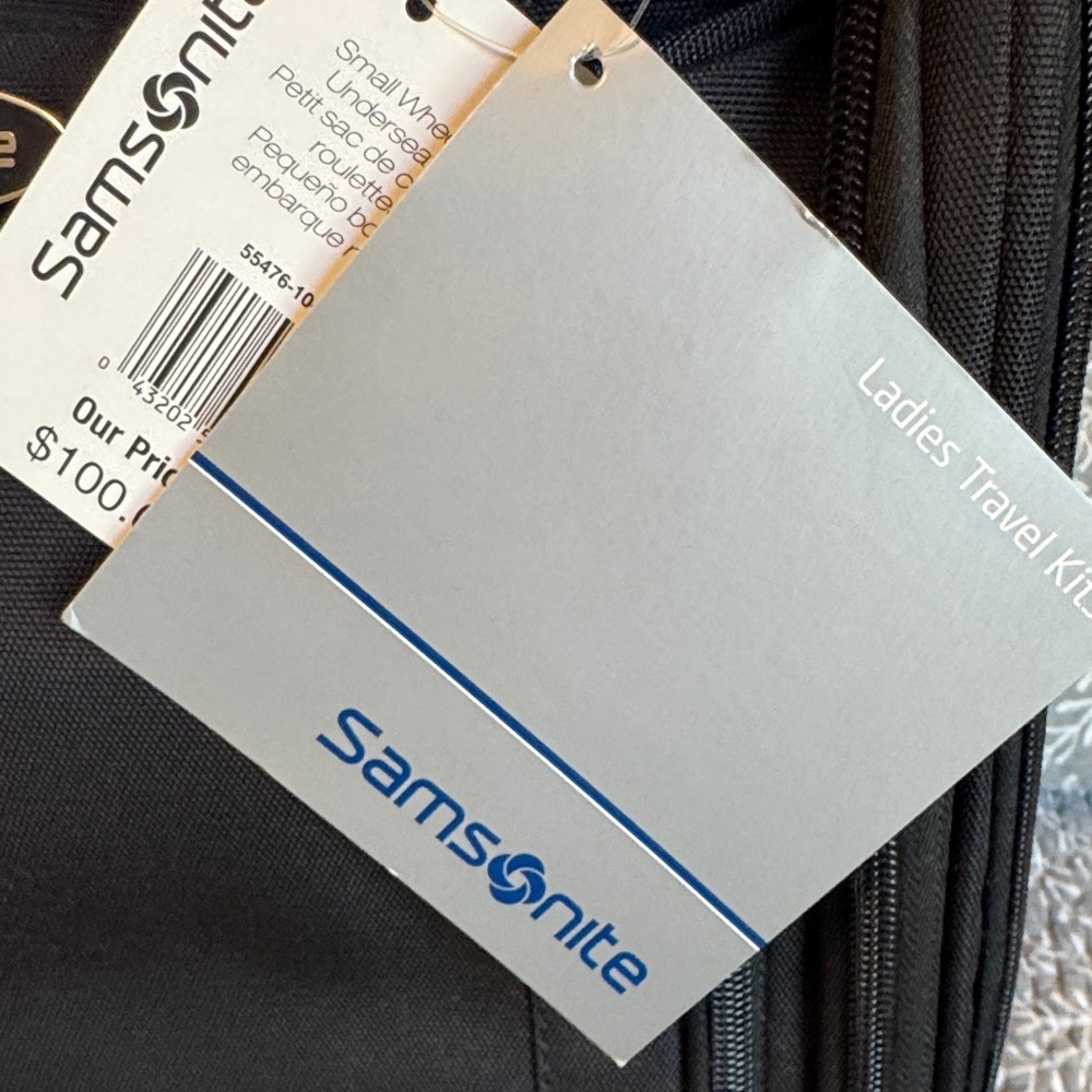 NWT Samsonite Black Ladies Travel Kit with Original Tags - Picture 3 of 9